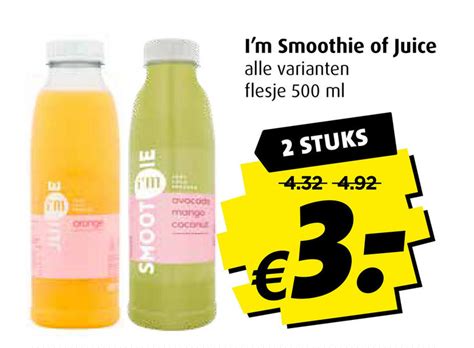 Fruitsmoothie Folder Aanbieding Bij Boni Details