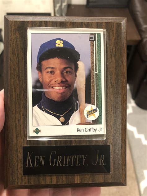 How Much Ken Griffey Jr Rookie Card Plaque Just Curious Baseballcards