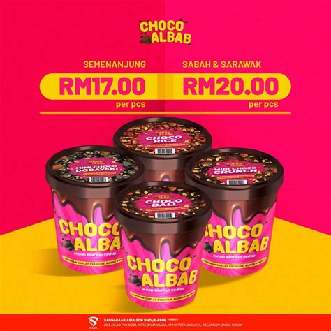 Choco Albab Milk Chocolate Choco Tub Pink With Premium Almond G