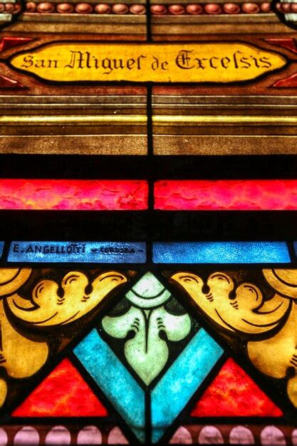 Vidrieras En El Interior De La Iglesia De Los Capuchinos Argentina