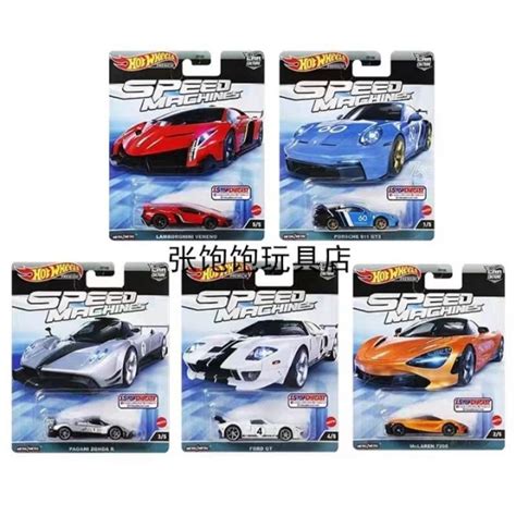 Hot Wheels Premium Car Culture Set Speed Mechines Lamboghini Mclaren S Porsche Ford