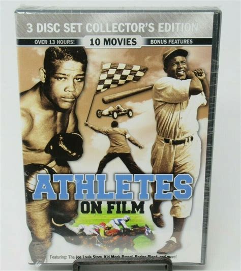 Athletes On Film Collectors Edition 3 Disc Dvd Set Joe Louis 10