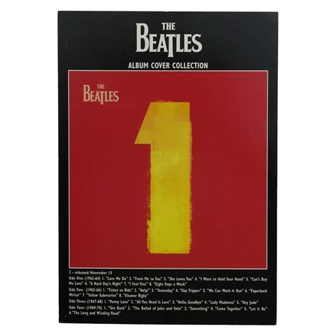 Beatles 1 Album Post Card