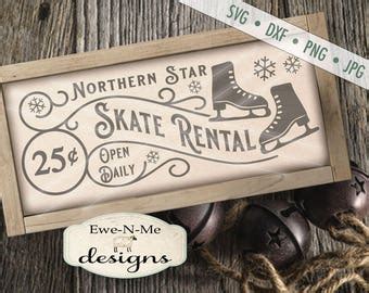 Ice Skate Silhouette SVG Svg Dxf Cricut Silhouette Cut - Etsy