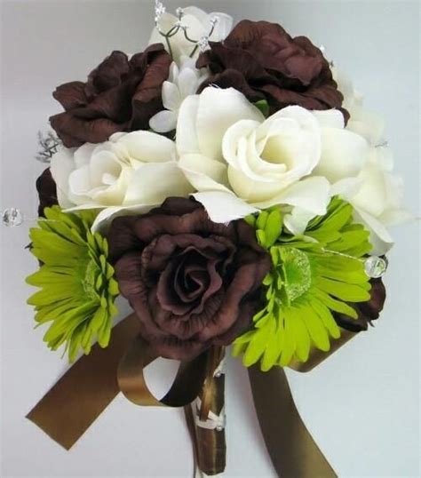 Pin By Felicia On Aa S Wedding Wedding Bridal Bouquets Green Brown