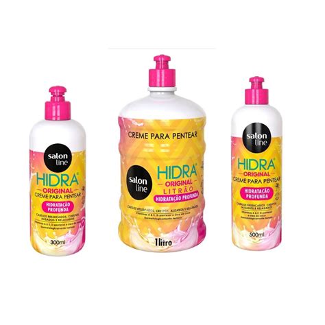 Creme Para Pentear Hidra Original Salon Line Shopee Brasil