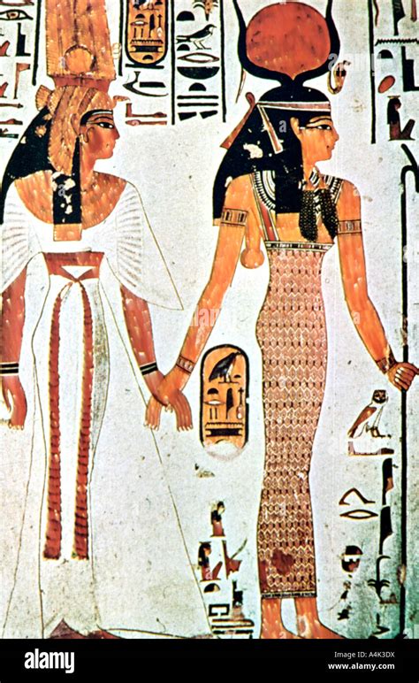 Nefertari Isis et la peinture murale de l Égypte ancienne à partir d