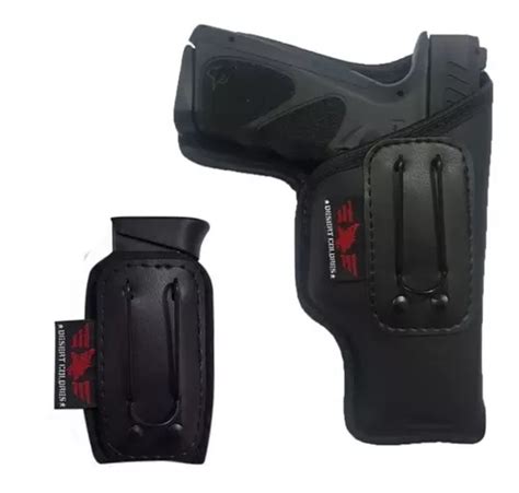 Kit Coldre Velado Para Pistola Taurus Ts9 Porta Carregador