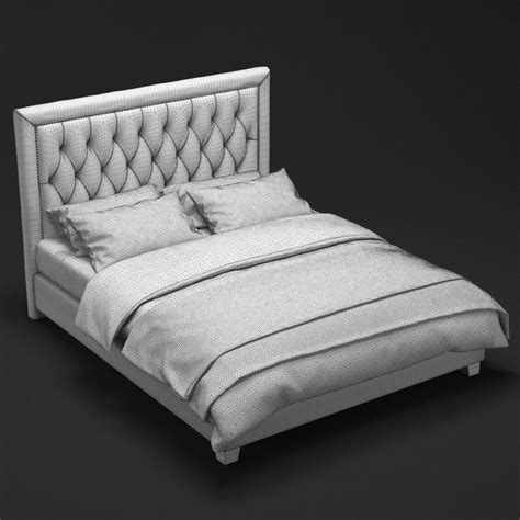 Photo Realistic Contemporary Bed 3d Model 30 Max Fbx Obj Free3d