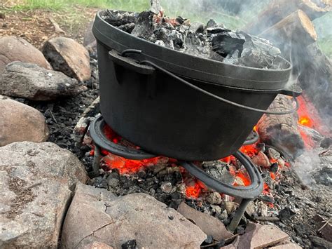 Trivet Campfire Cooking Dutch Oven Stand Etsy