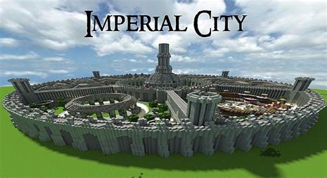 Elder Scrolls IV Oblivion Imperial City Minecraft Project