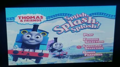 Thomas And Friends Splish Splash Splosh 2010 Dvd Menu Walk Through