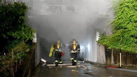 Ulm Auto brennt in Tiefgarage in Wiblingen Bewohner müssen Wohnung