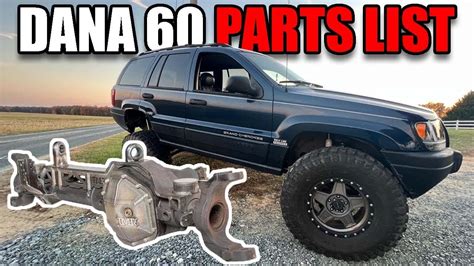 Jeep Wj Dana 60 Parts Breakdown Wj 1ton Swap Youtube