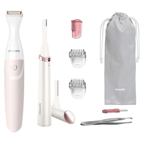 Philips Women S Bikini Trimmer And Precision Trimmer Special Edition Bundle BRT Amazon