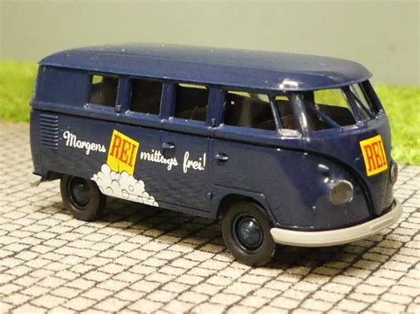 Modellspielwaren Reinhardt 1 87 Brekina 1203 VW T1 B Bus Rei In Der