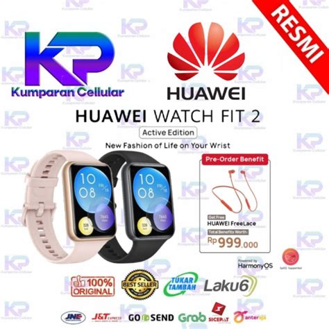 Jual Huawei Watch Fit 2 Active Edition Garansi Resmi | Shopee Indonesia