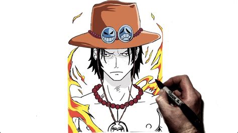 How To Draw Ace Step By Step One Piece YouTube