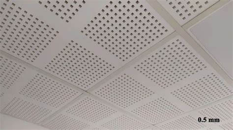 Powder Coated White Aluminum Grid Ceiling Thickness 0 5 Mm At Rs 75