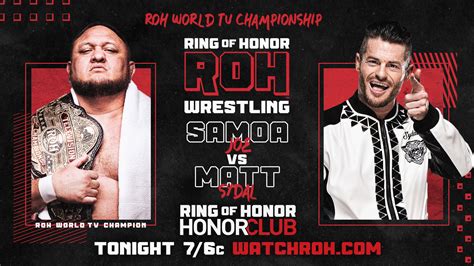 Ring Of Honor Tv Results