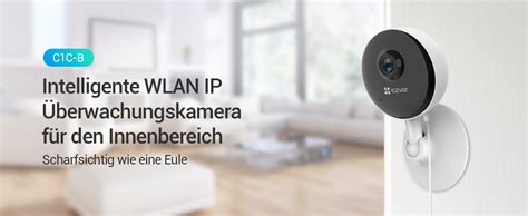 EZVIZ 1080P WLAN IP Kamera Überwachungskamera Innen mit Zwei Wege