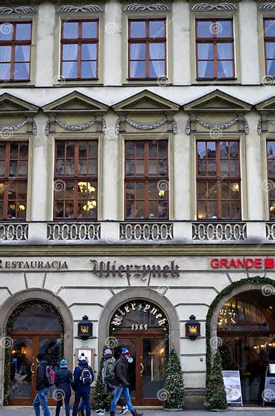 Wierzynek Restaurant In Cracow Editorial Stock Image Image Of