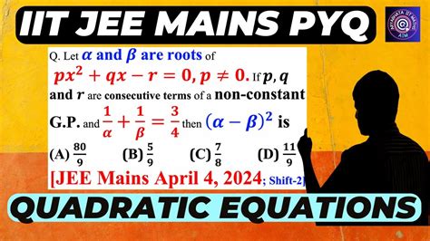 How To Use Quadratic With Gp Easy Concept Jee Mains Pyq Quadratic