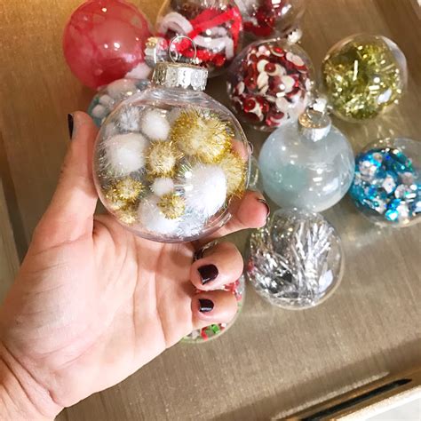 Clear Plastic Ornament Craft Activity