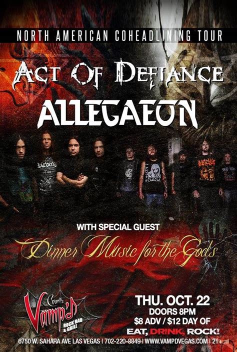 Act Of Defiance Feat Ex Megadeth Members Video Footage Of Live Debut