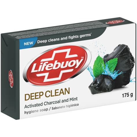 Lifebuoy Hygiene Bar Soap Deep Cleansing Activated Charcoal And Mint