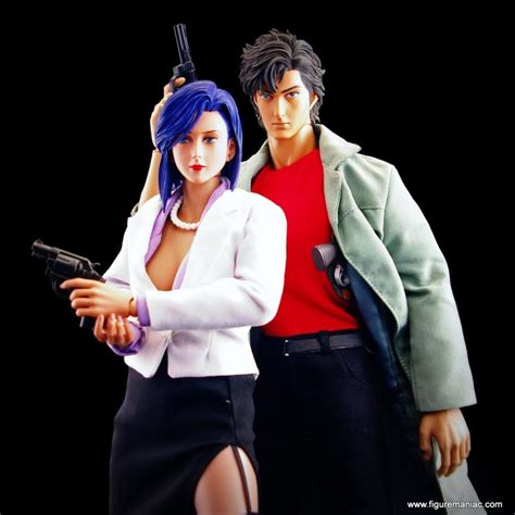 Set Of 2 Hot Toys City Hunter Ryo Saeba Saeko Nogami 1 6 Scale Action Figures Toys Games