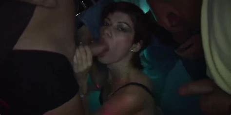 Her First Hard Sex Club Bukkake Gangbang Tnaflix