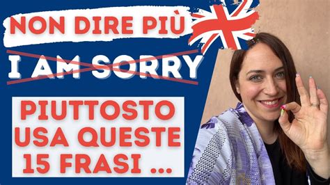 Corso Di Inglese Modi Per Chiedere Scusa In Inglese Youtube