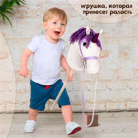 Лошадка на палке для малышей Венера /Хоббихорс Тутси, подарок детям ...