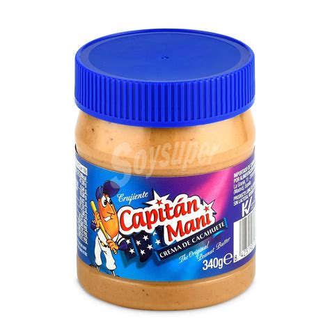 Capit N Man Crema De Cacahuete Crujiente Capit N Mani Bote G