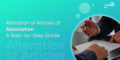 Alteration Of Articles Of Association A Step By Step Guide Indias