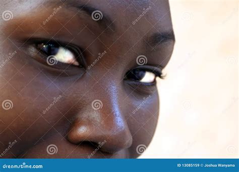 African Woman Eyes stock image. Image of eyelashes, people - 13085159