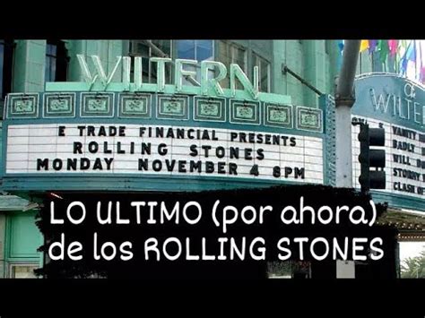 Live At WILTERN 2002 LO ULTIMO Por Ahora De Los ROLLING STONES