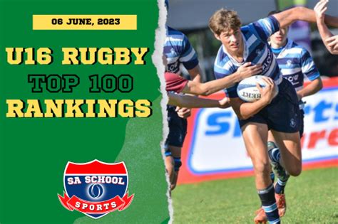 School Rugby U16 Rankings060623 Sa School Sports