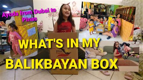 WHAT S IN MY BALIKBAYAN BOX FROM DUBAI TO PHILIPPINES Inah Dubai