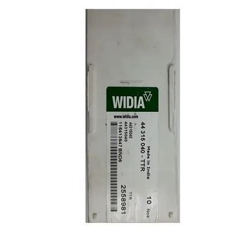 Widia Threading Inserts For Industrial Material Grade TTR P40 At Rs