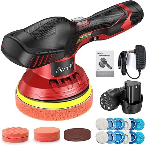 Amazon Avhrit Cordless Buffer Polisher Kit With Battery Inchs