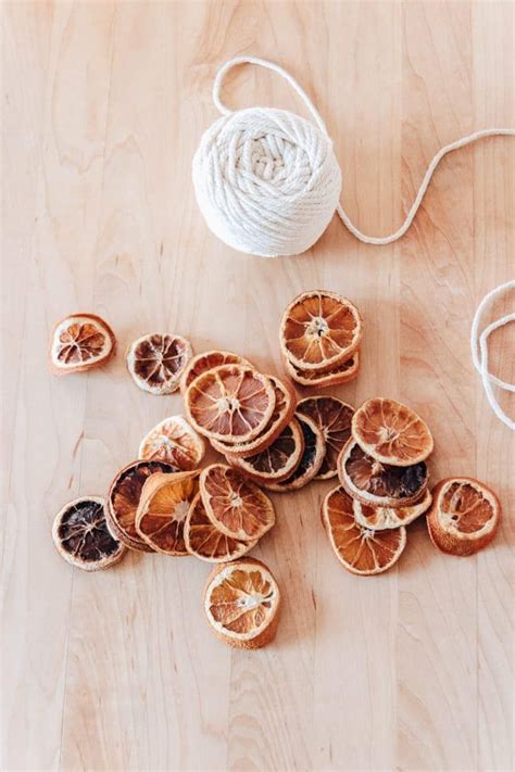 Easy DIY Dried Orange Garland Dried Oranges Garland How To Make Orange