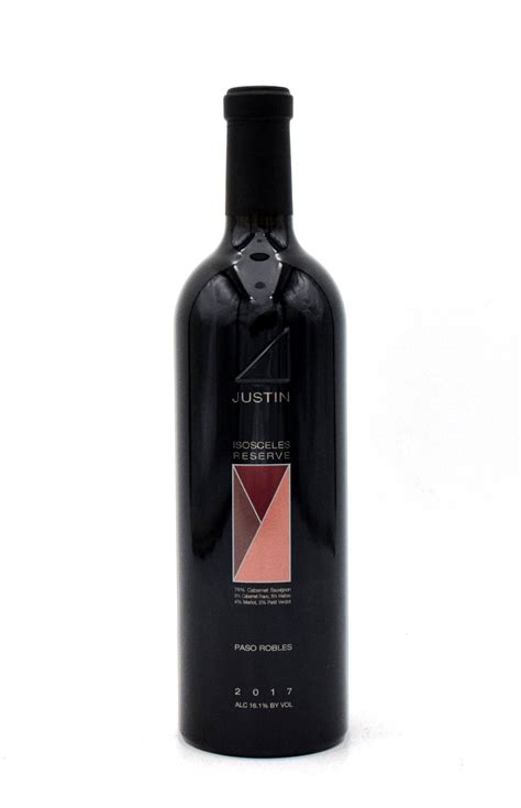 2017 Justin Vineyards And Winery Isosceles Reserve Fineliquors