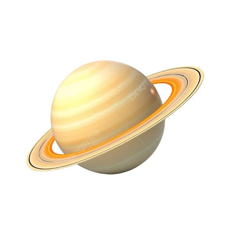 Planet Kartun 3d Planet Saturnus Dengan Cincin Ilustrasi 3d Render 3d, Planet, Saturnus, 3d PNG ...