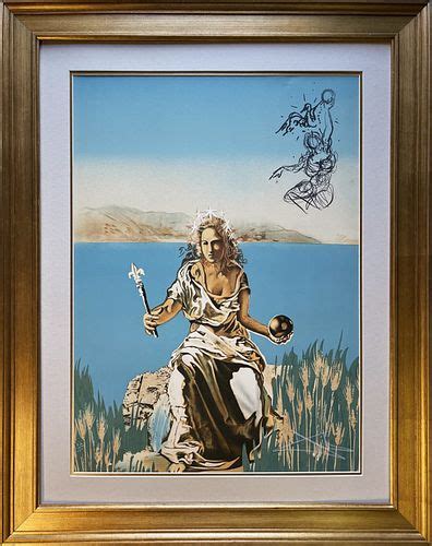 Salvador Dali Limited Edition Original Lithograph Hand Signed And