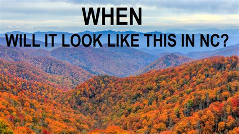 Fall Forecast for peak colors in North Carolina | wfmynews2.com