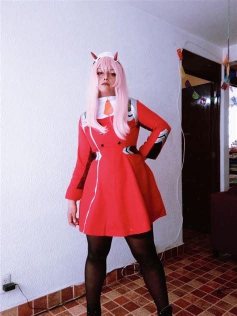 Zero Two From Darling In The Franxx Still Trying My Best To Pose