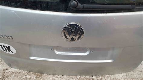 Volkswagen Touran 2006 2010 Rear Tailgate Boot Silver La7w Store