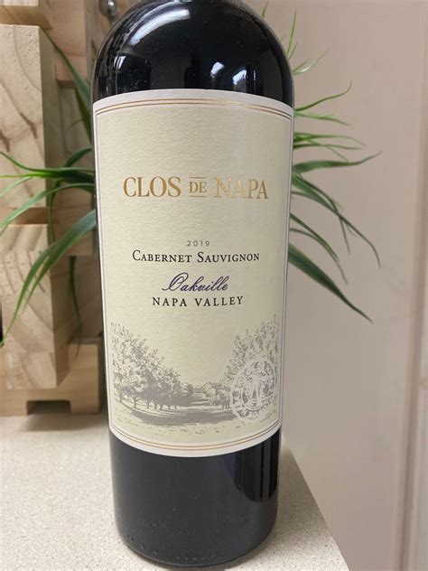 2019 Clos De Napa Cellars Cabernet Sauvignon Oakville Usa California